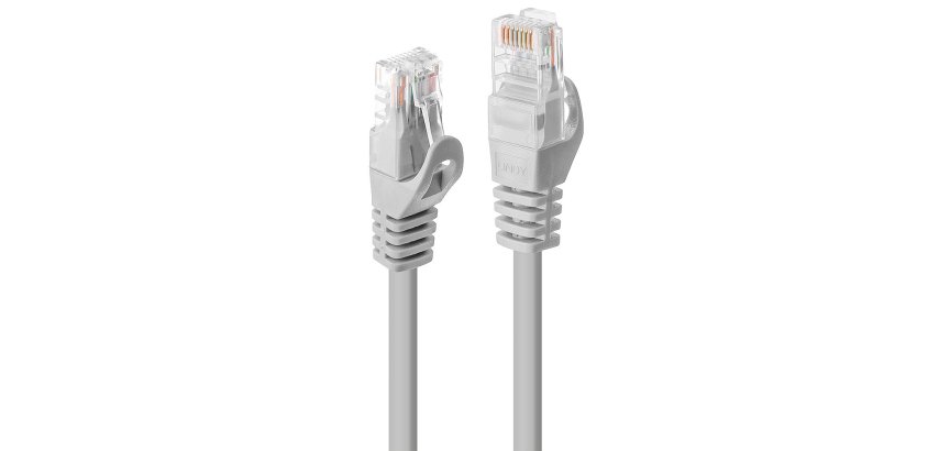 Cable de red Gris RJ-45/RJ-45 Cat6 10m  U/UTP (UTP) Lindy