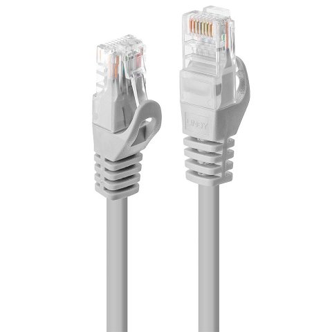 Lindy 48160 cable de red Gris 0,3 m Cat6 U/UTP (UTP)