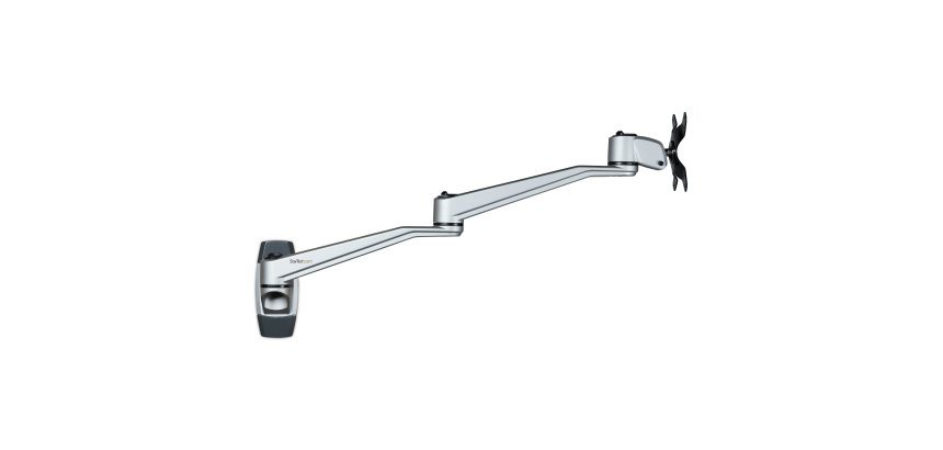 StarTech.com Support Mural pour Écran PC jusqu'à 27"(15kg) - Bras Double Pivot de 52 cm - Premium