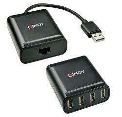Lindy 42679 hub de interfaz USB 2.0 Negro