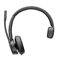 POLY Auriculares Voyager 4310 UC monaural + adaptador BT700 USB-A + base de carga