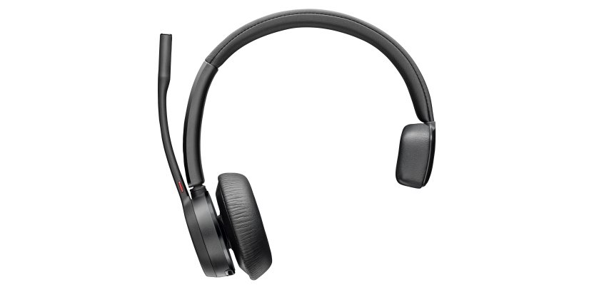 HP Poly Auriculares Poly Voyager 4310 con certificación para Microsoft Teams + llave BT700 + soporte de carga