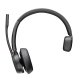 Poly Auriculares Voyager 4310 USB-A con certificación para Microsoft Teams + llave BT700