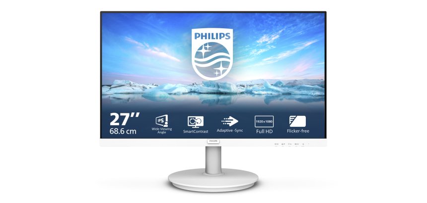 Philips V Line 271V8AW/00 pantalla para PC 68,6 cm (27") 1920 x 1080 Pixeles Full HD LCD Blanco