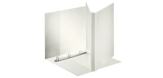 Esselte Raccoglitore Display in PP personalizzabile (3 tasche) ad anelli 4- 16 - rot - f.to maxi - Dorso 30mm