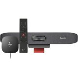 POLY Barre de visioconférence USB Studio R30 et télécommande BT avec station d’accueil HP USB-C G5 (ABB)
