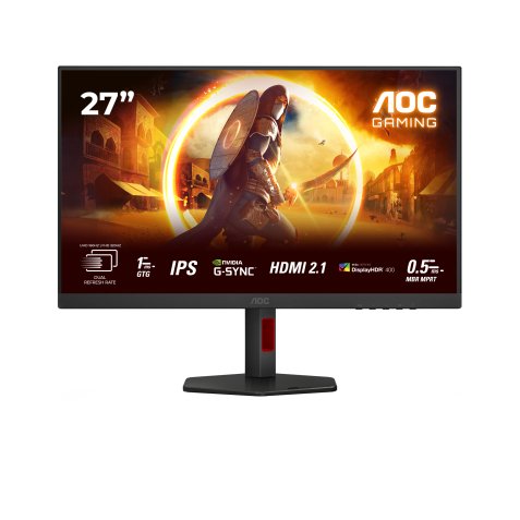 AOC G4 U27G4R écran plat de PC 68,6 cm (27") 3840 x 2160 pixels 4K Ultra HD LED Noir, Rouge