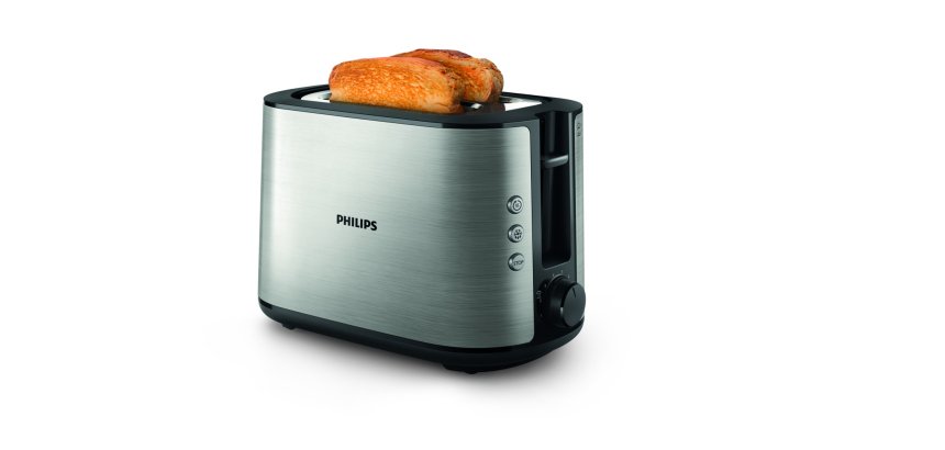 PHILIPS Grille pain HD2650/90 métallique Viva Collection