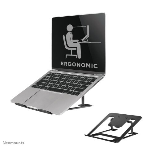 Neomounts NSLS085BLACK Support pour ordinateur portable 10-17" - pliable - compact - universel