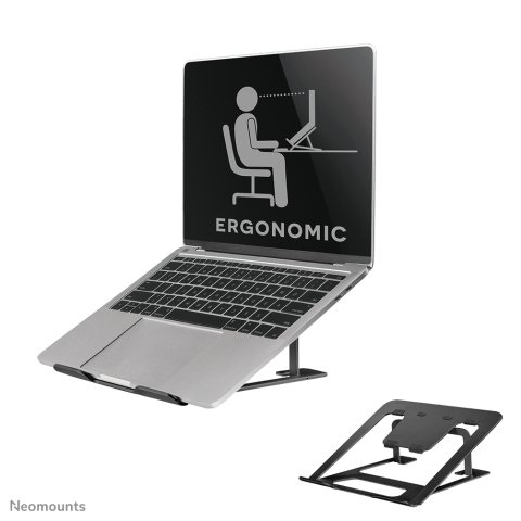 Neomounts NSLS085BLACK Soporte para portátil 10-17" - plegable - compacto - universal