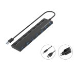Conceptronic HUBBIES19BP hub di interfaccia USB 3.2 Gen 1 (3.1 Gen 1) Type-A 5000 Mbit/s Nero