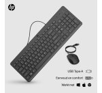 HP 150 muis en toetsenbord met kabel