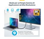 StarTech.com Cavo HDMI 2.1 8K da 3m, Cavo HDMI Certificato ad Altissima Velocità 48 Gbps, 8K 60Hz / 4K 120Hz HDR10+ / eARC; Cavo UHD con Guaina Flessibile in TPE
