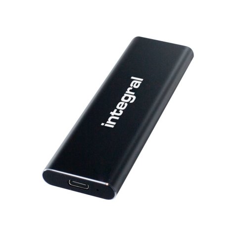 Integral INSSD4TPORT3.2SLIMX lecteur à circuits intégrés externe Technologie Thunderbolt 4 To USB Type-C 3.2 Gen 2 (3.1 Gen 2) Noir