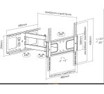 Equip 650315 Soporte de pared articulado para TV de 32"-55