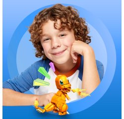 MEGA Pokémon GKY96 accessorio per giocattoli da costruzione Figura di costruzione Arancione
