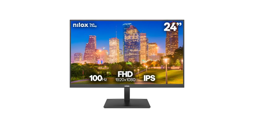 Nilox NXM24FHD1202 Monitor PC 60,5 cm (23.8") 1920 x 1080 Pixel Full HD Nero