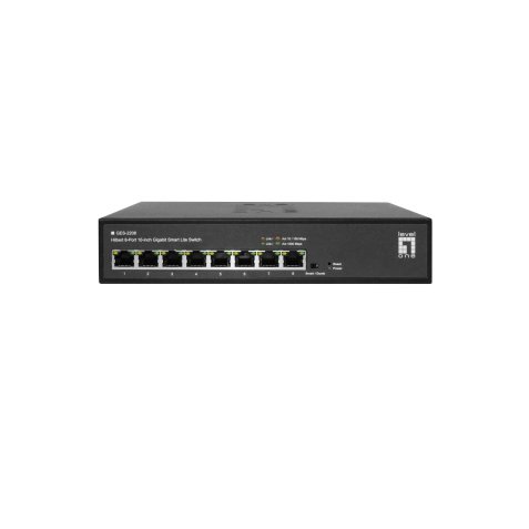 LevelOne GES-2208 switch di rete Gestito L2 Gigabit Ethernet (10/100/1000) Nero