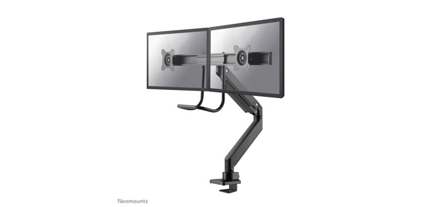 Neomounts NM-D775DXBLACK Support d'écran à fixer 10-32" - ressort à gaz - Topfix - arrêt 180°