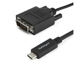 StarTech.com 3.3 ft (1m) USB-C to DVI Cable - 1920 x 1200 - Black