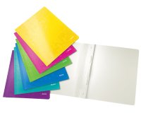 Chemise à lamelle WOW, A4, en carton, assorti