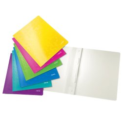 Chemise à lamelle WOW, A4, en carton, assorti