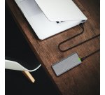 AISENS Cable USB 3.2 Gen2x2 20Gbps 8k@30Hz 5A 100W E-Marker, Tipo USB-C/M-USB-C/M, Negro, 1.0m