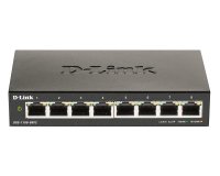 D-Link DGS-1100-08V2 Gestionado L2 Gigabit Ethernet (10/100/1000) Negro