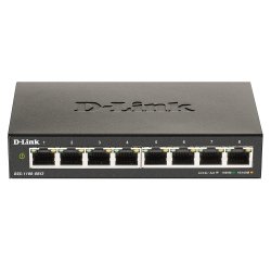 D-Link DGS-1100-08V2 Gestionado L2 Gigabit Ethernet (10/100/1000) Negro