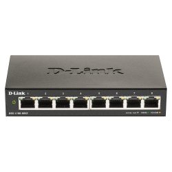 D-Link DGS-1100-08V2 Gestionado L2 Gigabit Ethernet (10/100/1000) Negro