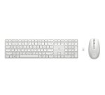 HP 650 WRLS KB/MSE COMBO WHT FR clavier Souris incluse Maison RF sans fil Blanc