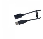V7 Cable de extensión USB negro con conector USB 2.0 A hembra a USB 2.0 A macho 1.8m 6ft