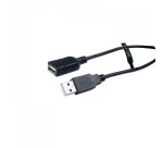 V7 Cable de extensión USB negro con conector USB 2.0 A hembra a USB 2.0 A macho 1.8m 6ft