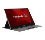 Viewsonic TD1655 écran plat de PC 39,6 cm (15.6") 1920 x 1080 pixels Full HD LED Écran tactile Multi-utilisateur Noir, Argent
