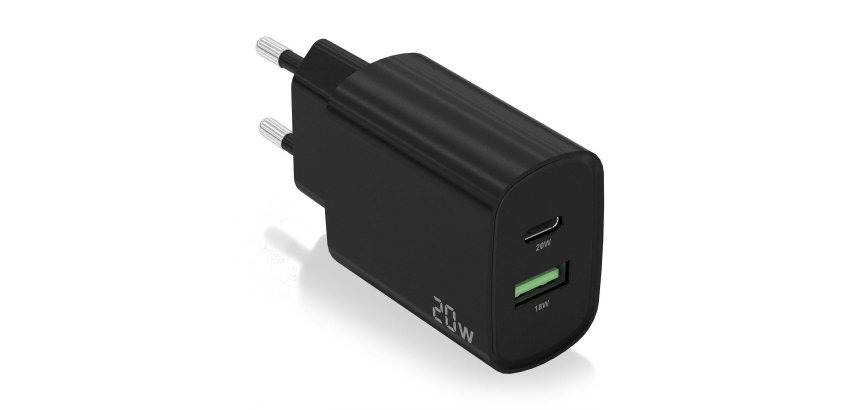 AISENS A110-0755 cargador de dispositivo móvil Universal Negro Corriente alterna Carga rápida Interior