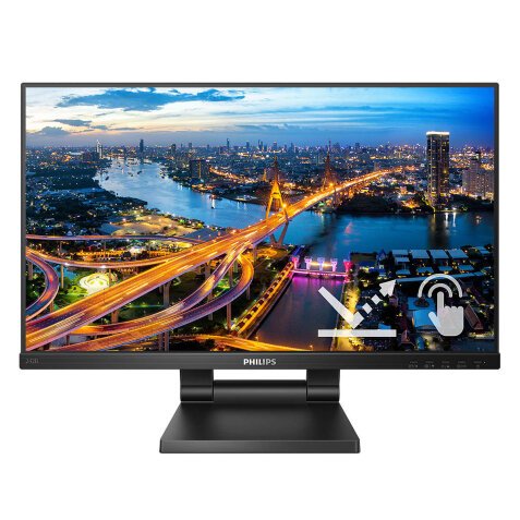 Philips 242B1TC/00 Monitor PC 60,5 cm (23.8") 1920 x 1080 Pixel Full HD LED Touch screen Nero