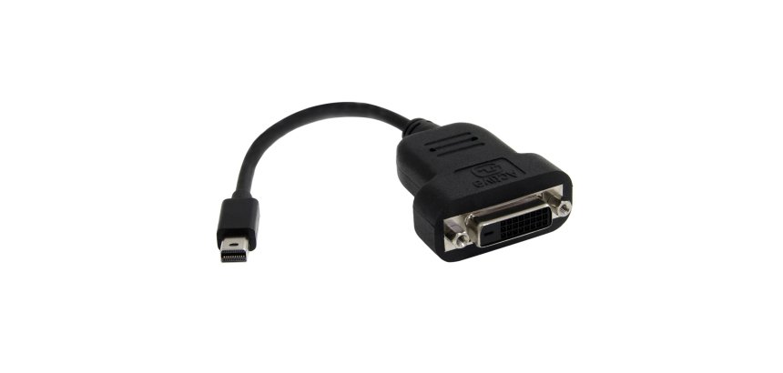 StarTech.com Adaptateur Mini DisplayPort vers DVI - Convertisseur Actif Mini DisplayPort vers DVI-D - Vidéo 1080p - Câble mDP ou Thunderbolt 1/2 Mac/PC vers DVI, mDP vers DVI Single-Link