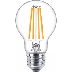 Philips Lampadina trasparente a filamento 100 W A60 E27
