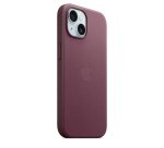 Apple Custodia MagSafe in tessuto Finewoven per iPhone 15 - Gelso