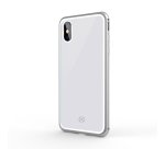 Celly Attraction - iPhone Xs/X custodia per cellulare 14,7 cm (5.8") Cover Argento, Trasparente