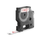 DYMO D1 etichette originali | Rotolo da 12 mm x 7 m | stampa Rossa su bianco | etichette autoadesive per etichettatrice LabelManager | 1 Pezzo