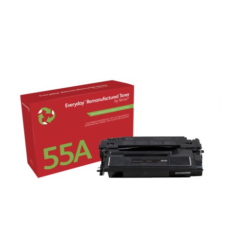 Tóner Everyday™ Mono remanufacturado de Xerox es compatible con HP 55A (CE255A), Capacidad estándar