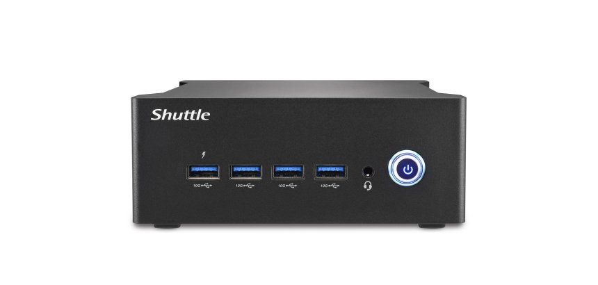 Shuttle Nano PC NT10H5, Intel Core Ultra 5 125H, Intel Arc graphics, 2xHDMI, 2xUSB 4.0 (DP), 2x2.5Gbit LAN, VESA, 24/7