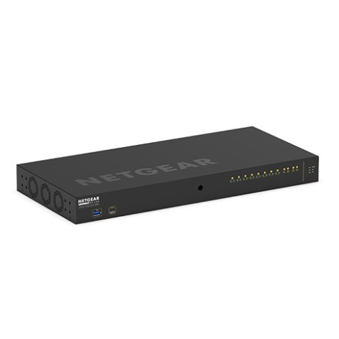 NETGEAR M4250-10G2XF-PoE+ Géré L2/L3 Gigabit Ethernet (10/100/1000) Connexion Ethernet, supportant l'alimentation via ce port (PoE) 1U Noir