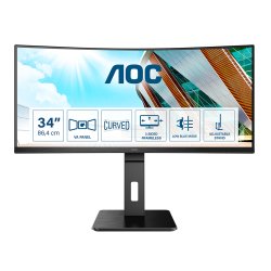 AOC CU34P2A - LED monitor - curved - 34"