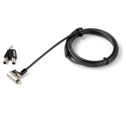StarTech.com Câble de verrouillage à clé de 2 m pour ordinateur portable - K-Slot, Nano, Wedge Slot