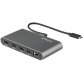 StarTech.com Thunderbolt 3 Mini Dock - Portable Dual Monitor w/HDMI 4K 60Hz - 2X USB-A Hub (3.2/2.0), GbE - 28cm Cable - TB3 Multiport Adapter - Mac/Windows - Upgraded Version of TB3DKM2HD