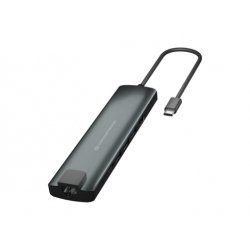 Conceptronic DONN 9-in-1 Multifunctional USB Hub Adapter