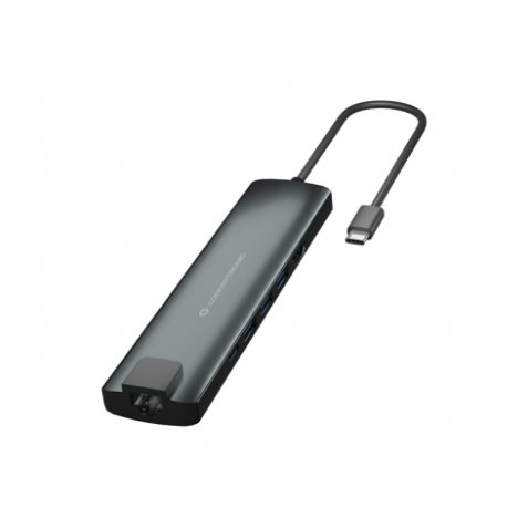 Conceptronic DONN 9-in-1 Multifunctional USB Hub Adapter