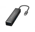Conceptronic DONN08B base para portátil y replicador de puertos USB 3.2 Gen 1 (3.1 Gen 1) Type-C Negro